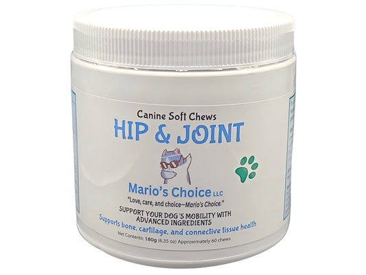 Mario's Choice Hip & Joint Soft Chews for Dogs – Joint Support Supplement