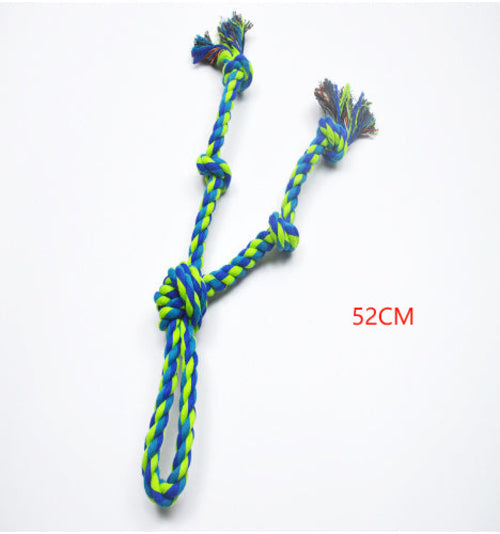 Heavy-Duty Rope Knot Dog Toys – Durable Chew & Tug Toy for Large Breeds, Dental Health & Anxiety Relief