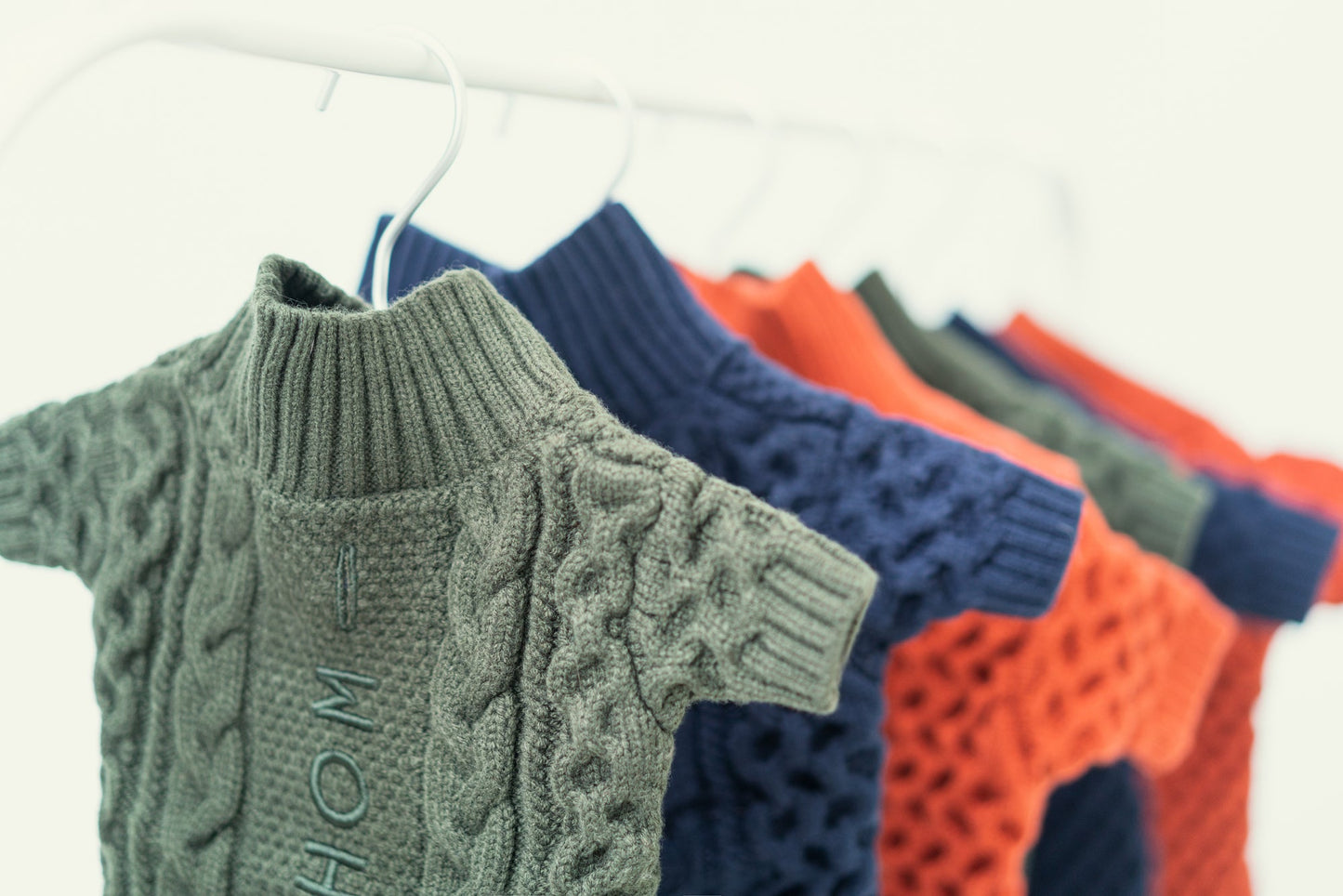 Bert Cardigan Dog Sweater – Cozy Knit Pet Sweater in Multiple Colors (XXS–XL)