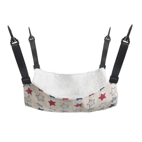 Cozy Cat Hammock Bed – Hanging Cage Hammock with Adjustable Straps (Multiple Sizes & Patterns)