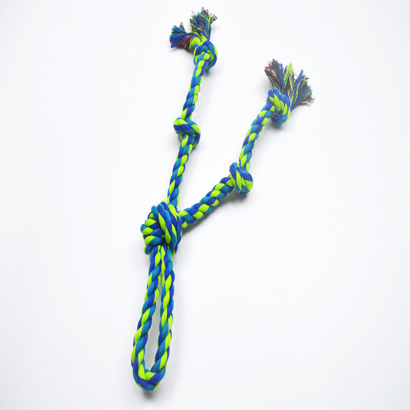 Heavy-Duty Rope Knot Dog Toys – Durable Chew & Tug Toy for Large Breeds, Dental Health & Anxiety Relief