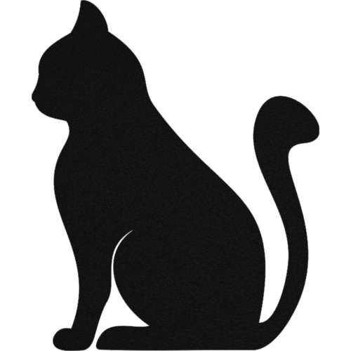 Cat Metal Wall Art – Black Silhouette Home Décor for Cat Lovers