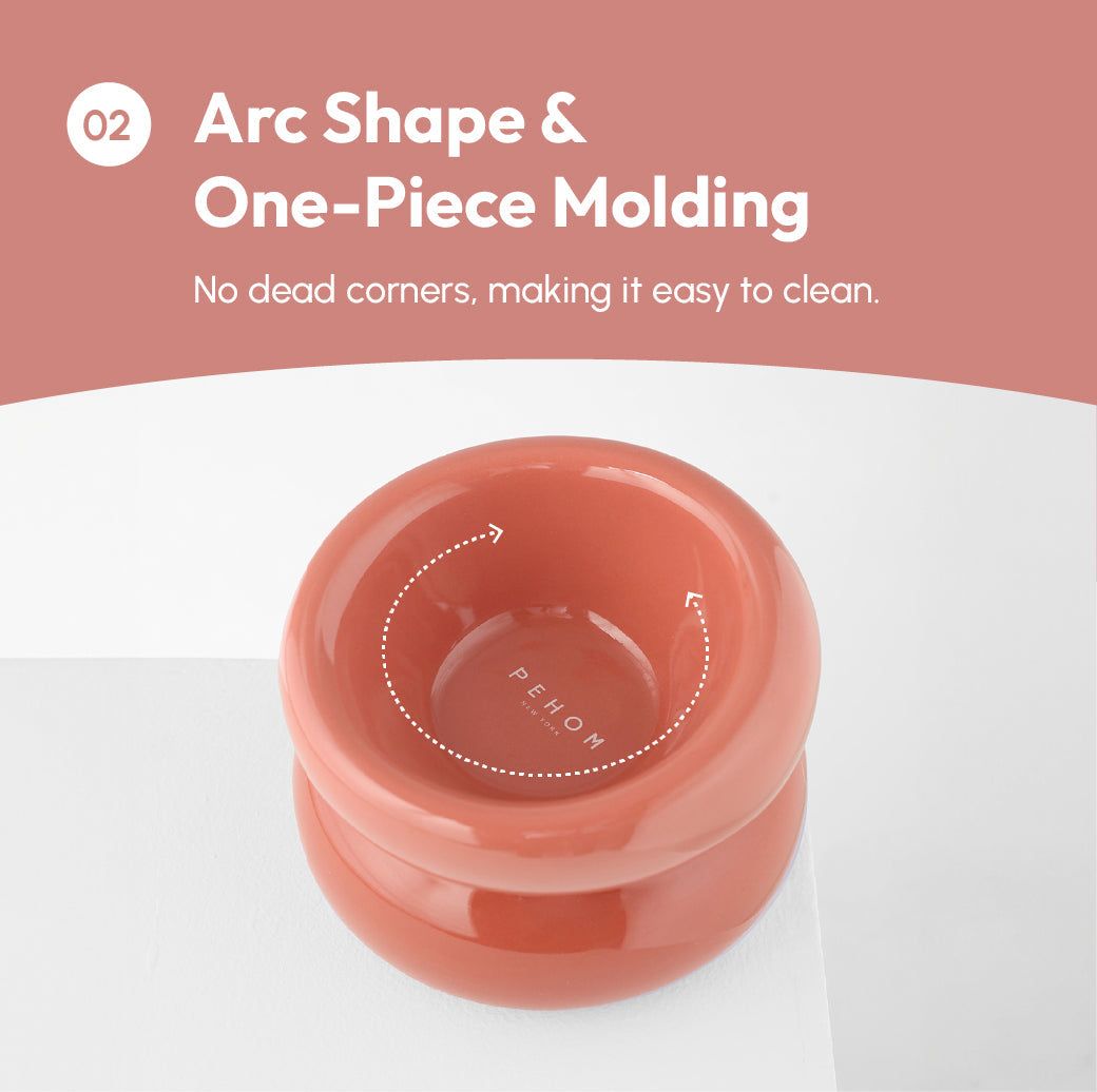 Ergonomic Pet Bowl – Multiple Colors (Anti-Slip, Easy-Clean)