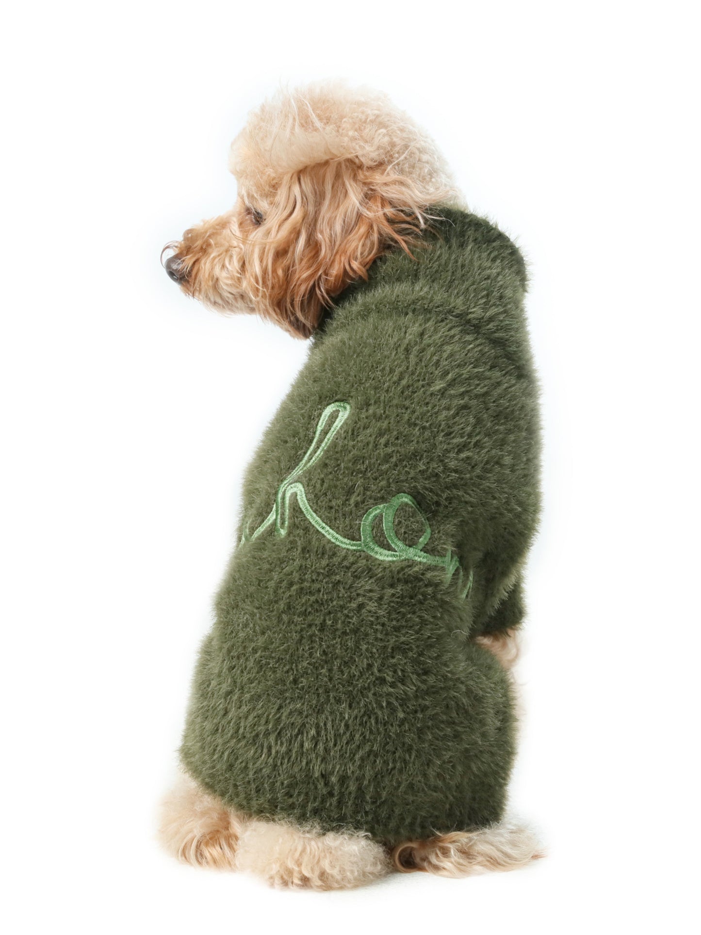 Mario’s Choice Cozy Dog Sweater – Green Fleece