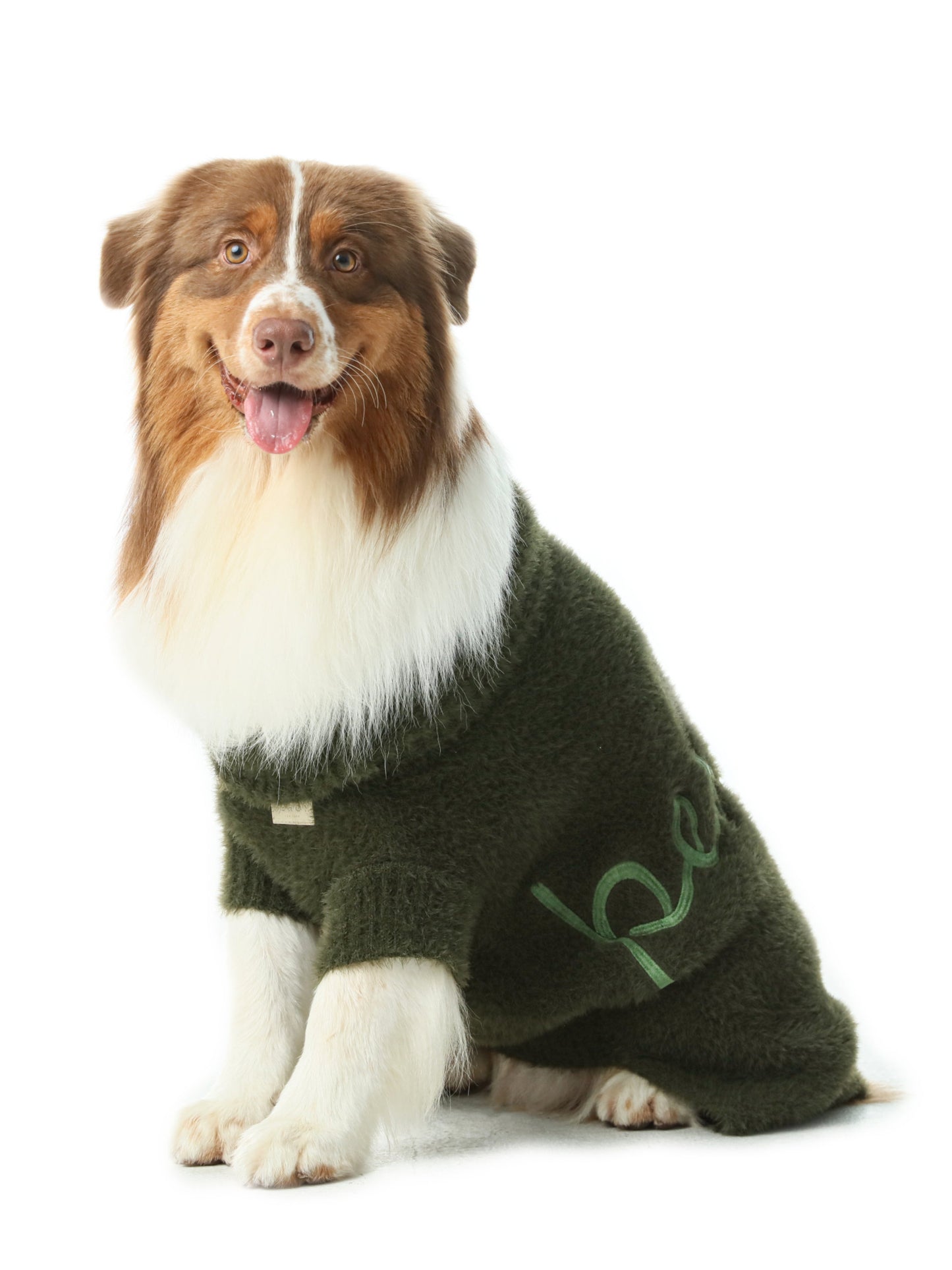 Mario’s Choice Cozy Dog Sweater – Green Fleece
