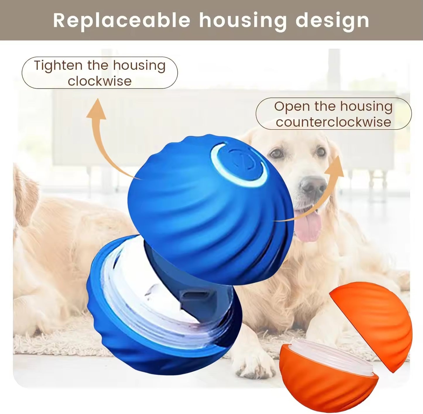 Mario’s Choice Interactive Cat Ball Toy – Battery-Powered Rolling Fun for Cats & Kittens