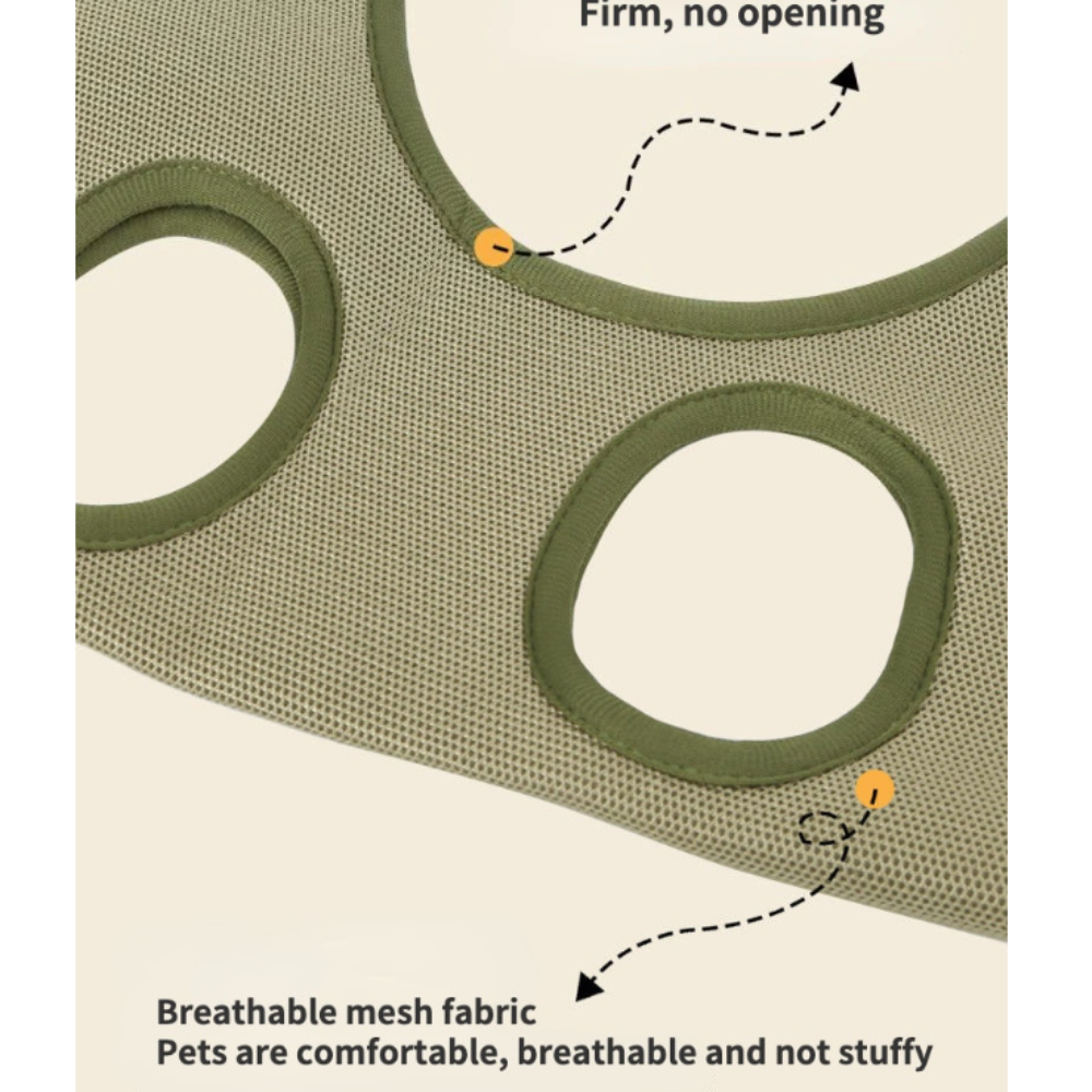 Cat Grooming Hammock & Restraint Bag – Safe, Comfortable Grooming Aid for Cats