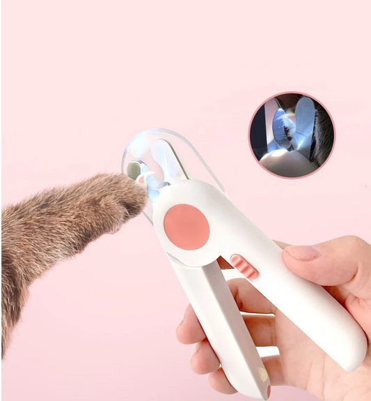 LED Pet Nail Clipper with Safety Light – Cats & Dogs