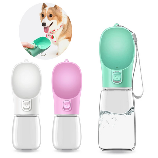 Portable Dog Water Bottle & Travel Dispenser