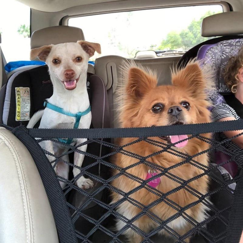 Premium Pet Car Net Barrier – Safety Divider Mesh for Dogs & Cats, Backseat Organizer